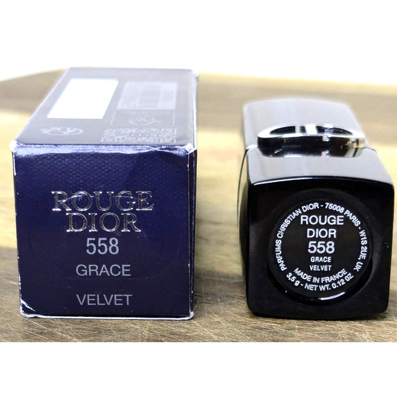 Christian Dior Rouge Pink NEW 558 Grace Velvet Matte Couture Lipstick 0.12 oz - Picture 8 of 9